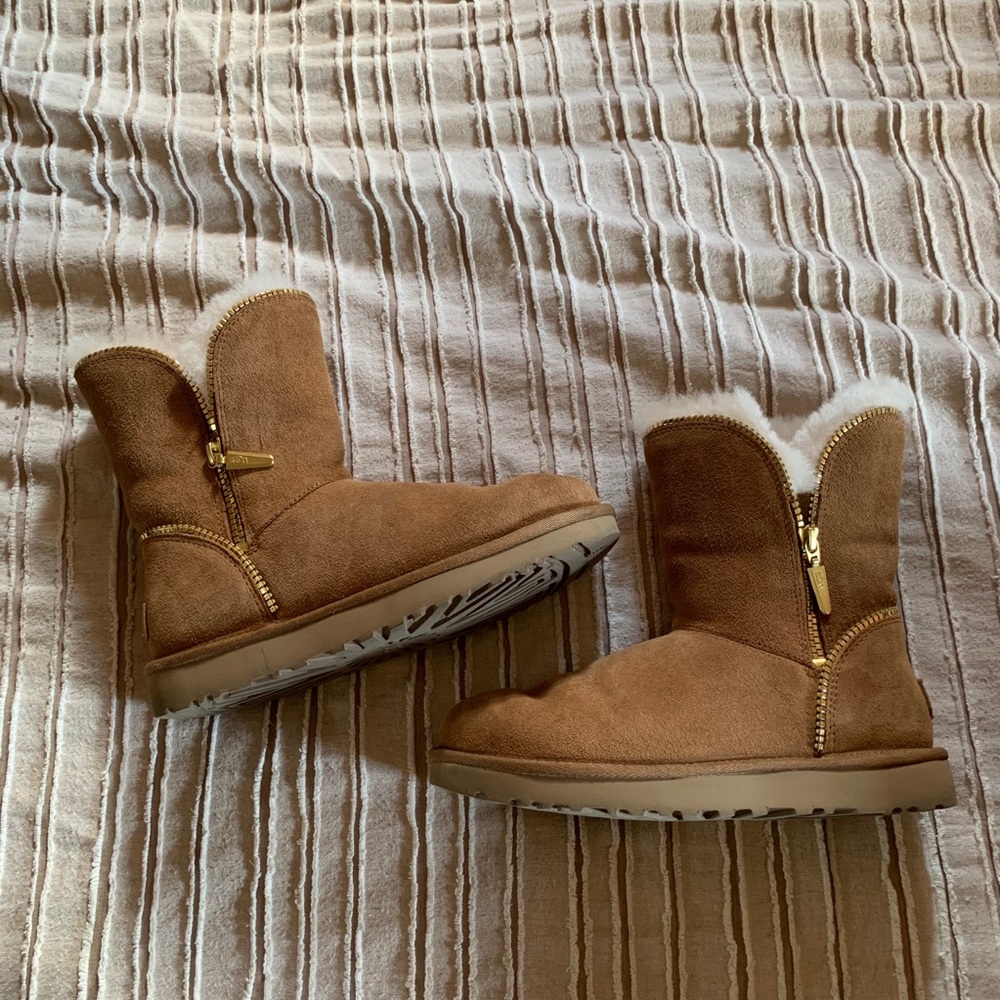 UGG Florence chestnut boots